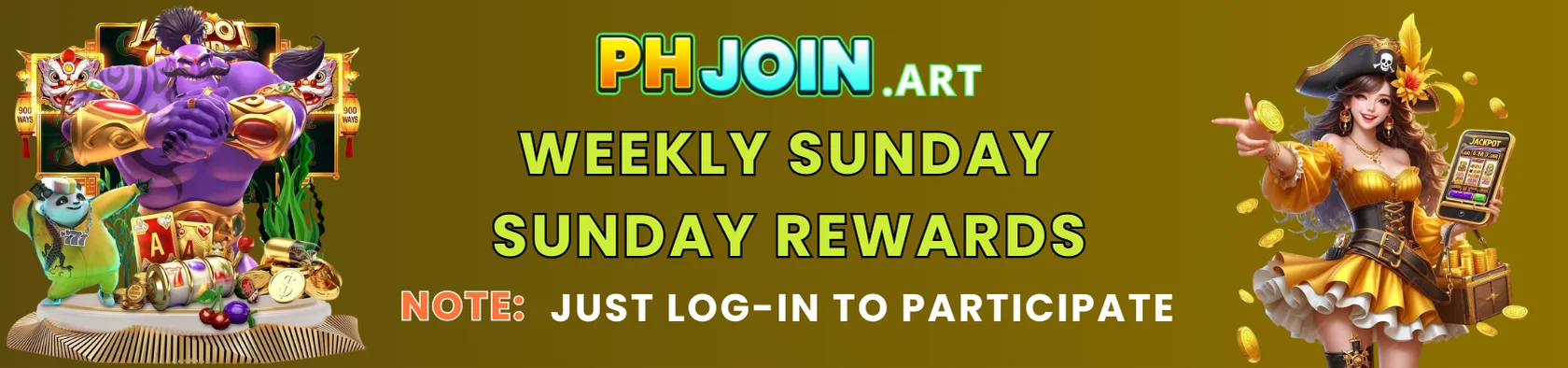 PHJOIN 🥇 Trusted Online Casino and Sportsbook PH 4 Phjoin Banner